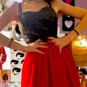 ~sweetheart glam mini dress~